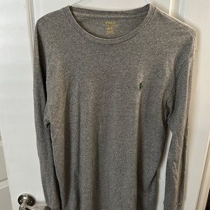 Polo Ralph Lauren Gray Long Sleeve T-Shirt - Small